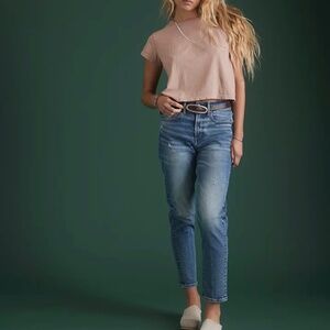 AE77 Premium Mom Jean